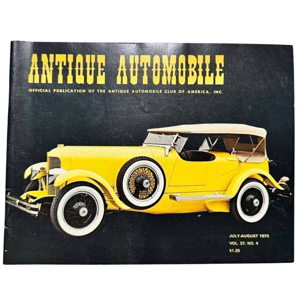 Antique Automobile 1973 Magazine July-August Volume 37 Issue 4